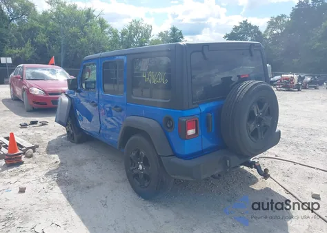 2022 Jeep Wrangler Unlimited Sport S 4X4 from USA, damaged, VIN 1C4HJXDN9NW184406